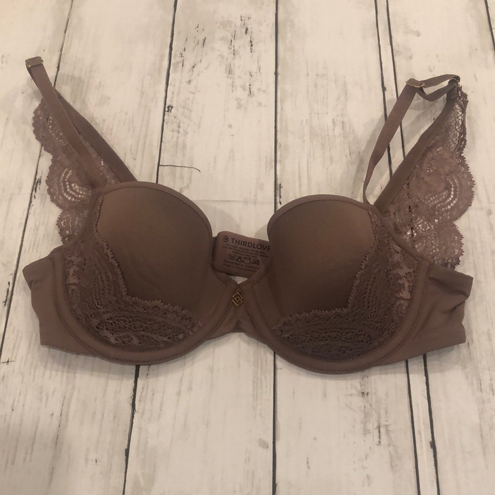 Thirdlove 32C purple lace bra